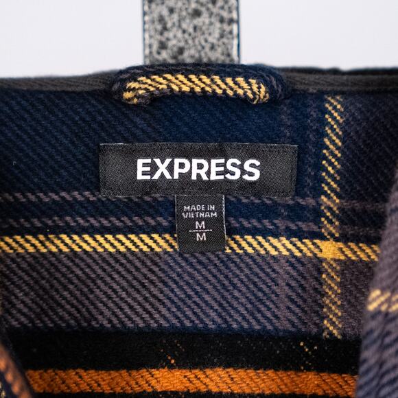 Hooded Shacket Lightweight Jacket Plaid Skater Streetwear Pinkman SZ MEDIUM Y2K - Picture 6 of 6